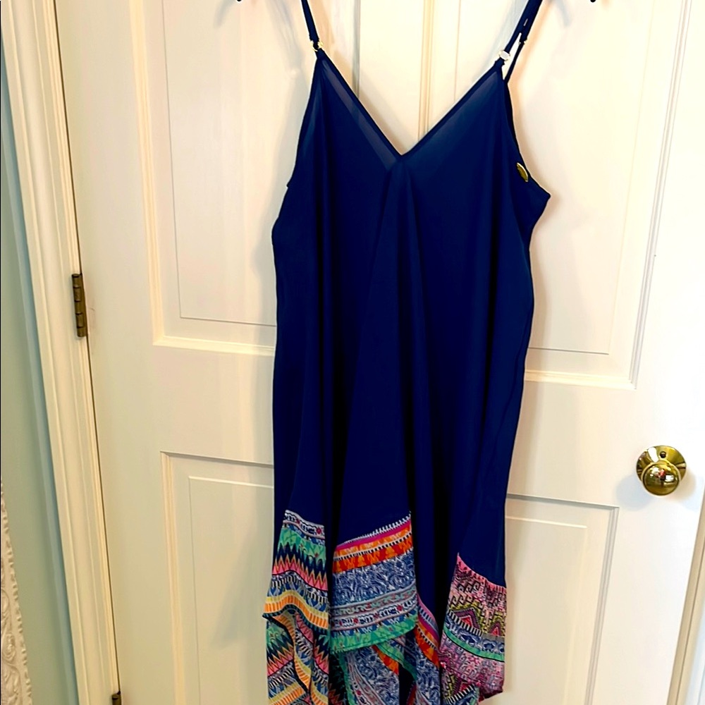 Jessica Simpson Beach coverup or Slip Dress Handkerchief bottom